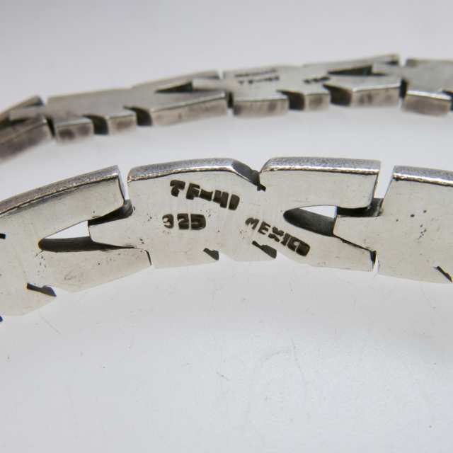 Mexican Sterling Silver Necklace And Bracelet