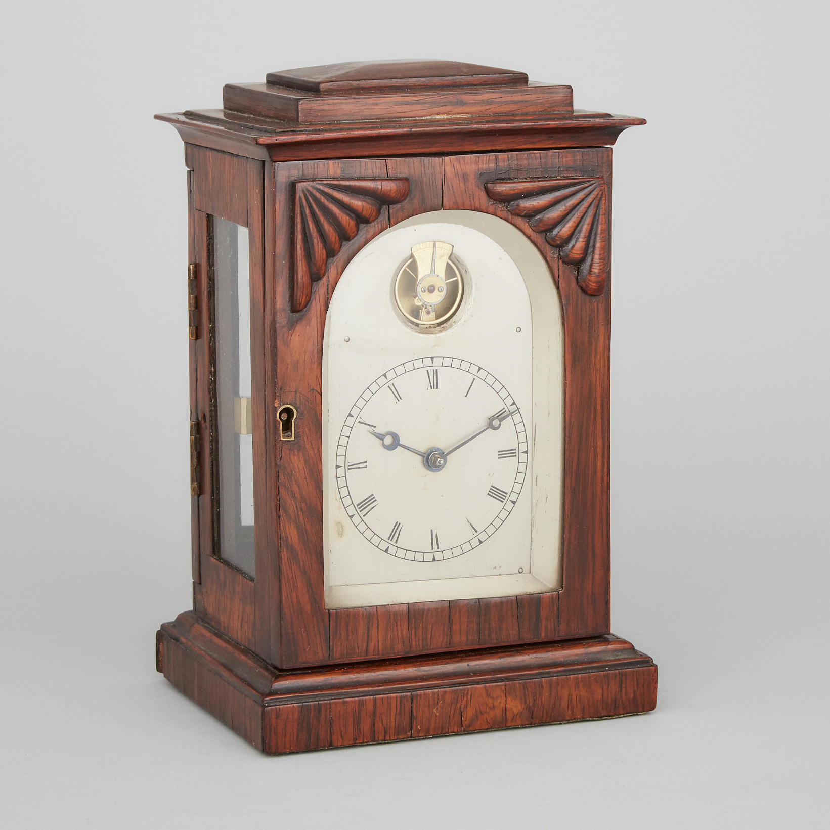 Small William IV Rosewood Bracket Clock, c.1840