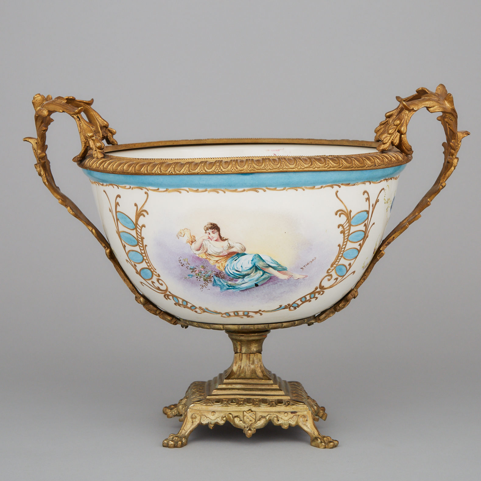 French Ormolu Mounted Centrepiece Bowl , 19th/early 20th century