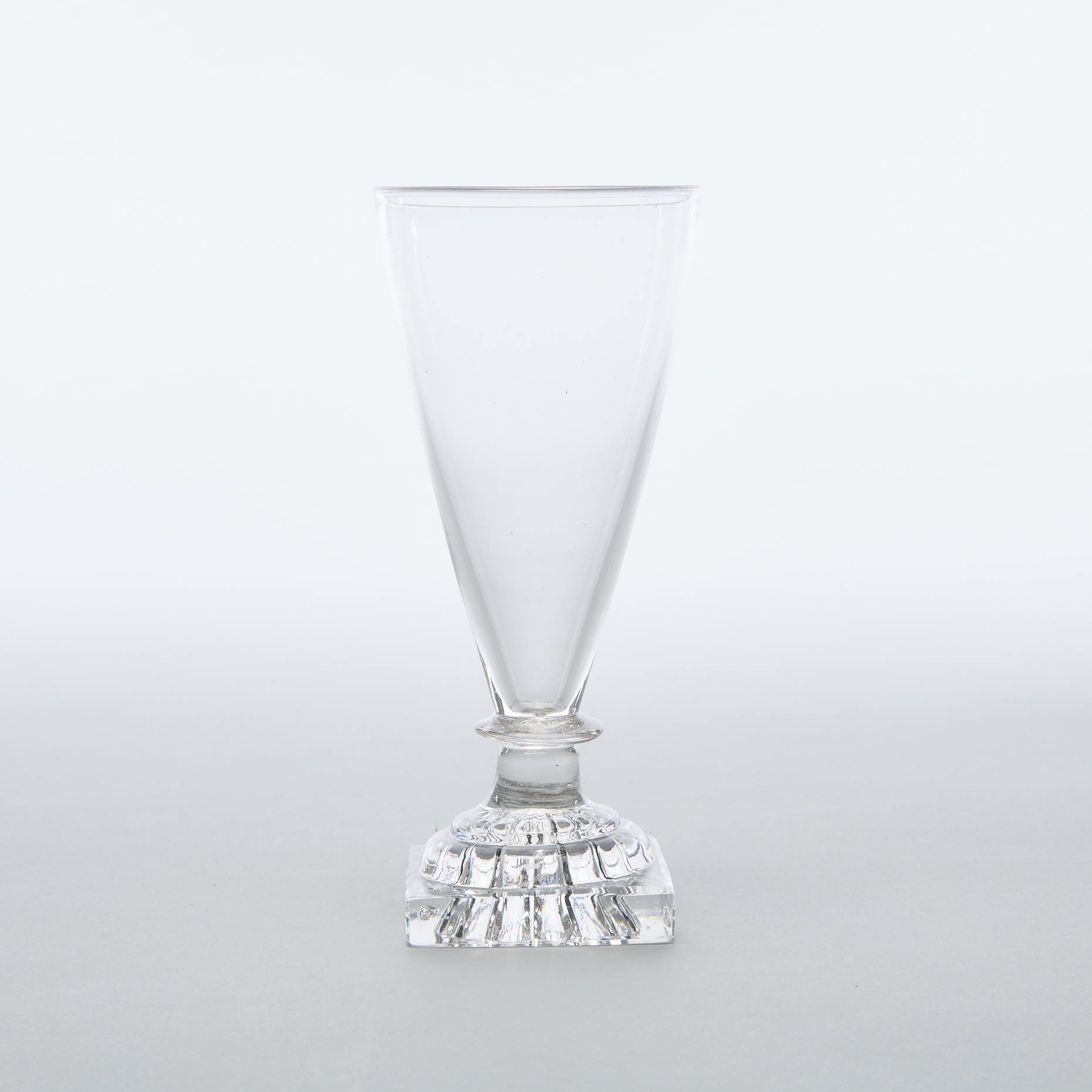 English Dwarf Ale Glass, early 19th century