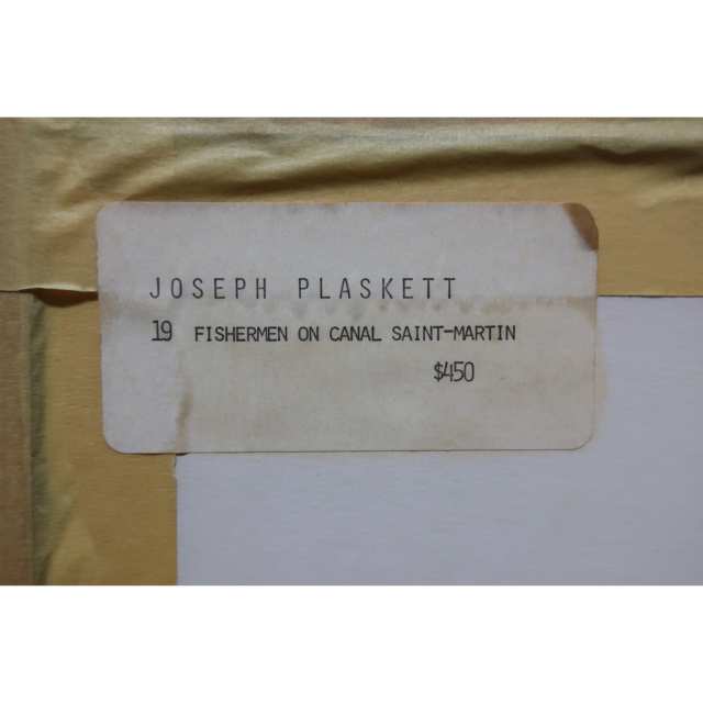 JOSEPH FRANCIS PLASKETT (CANADIAN, 1918-2014)   