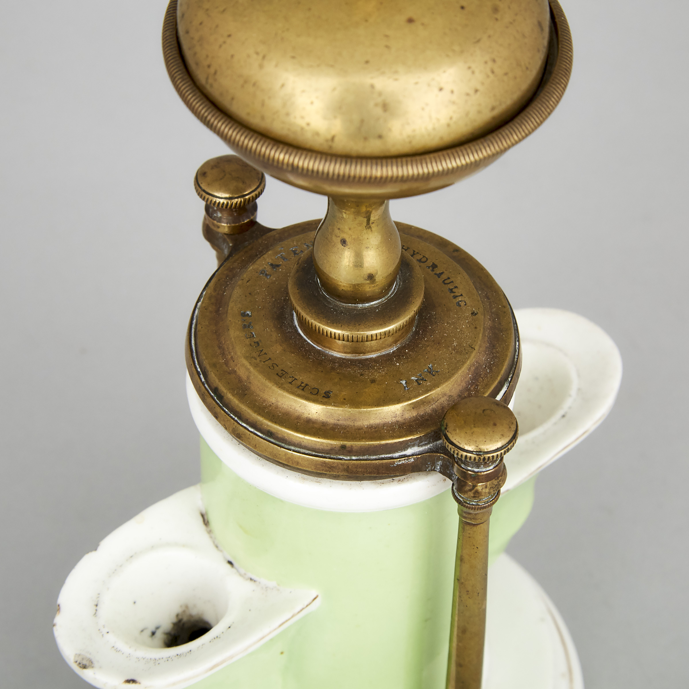 Joseph Schlesinger's Patent Hydraulic Ink Pot, mid 19th century