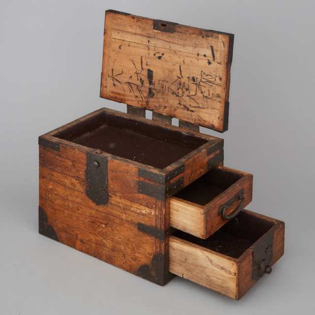 A Suzuri-Bako Wood Writing Box, 19th Century
