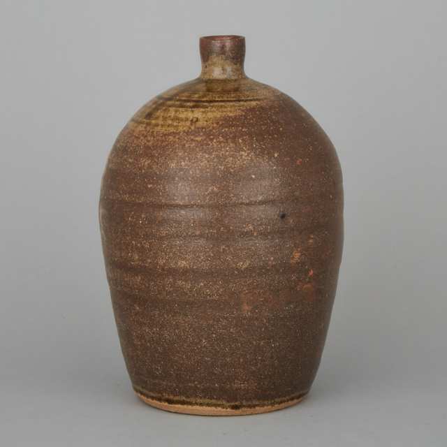 An Incised Mingei Folk Pottery Vase, Circa 1960