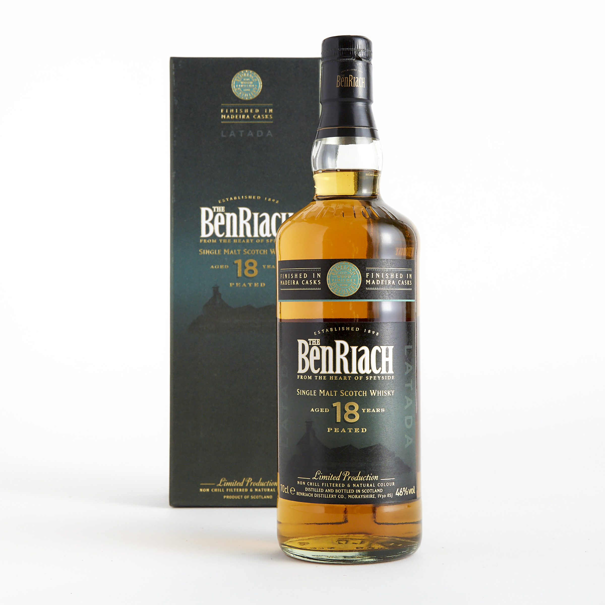 THE BENRIACH SINGLE MALT SCOTCH WHISKY 18 YEARS (ONE 70 CL)
