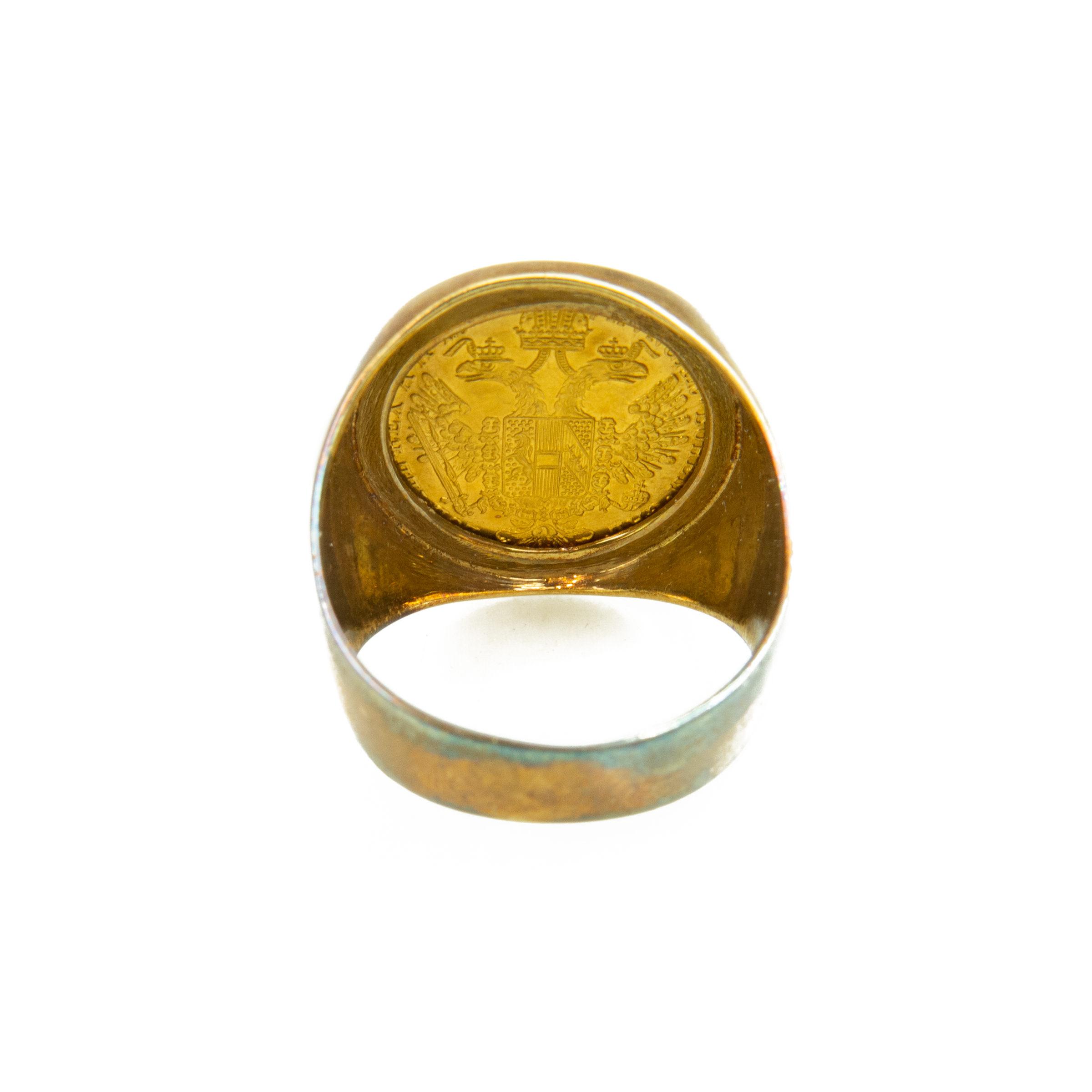 14k Yellow Gold Men's Signet Ring