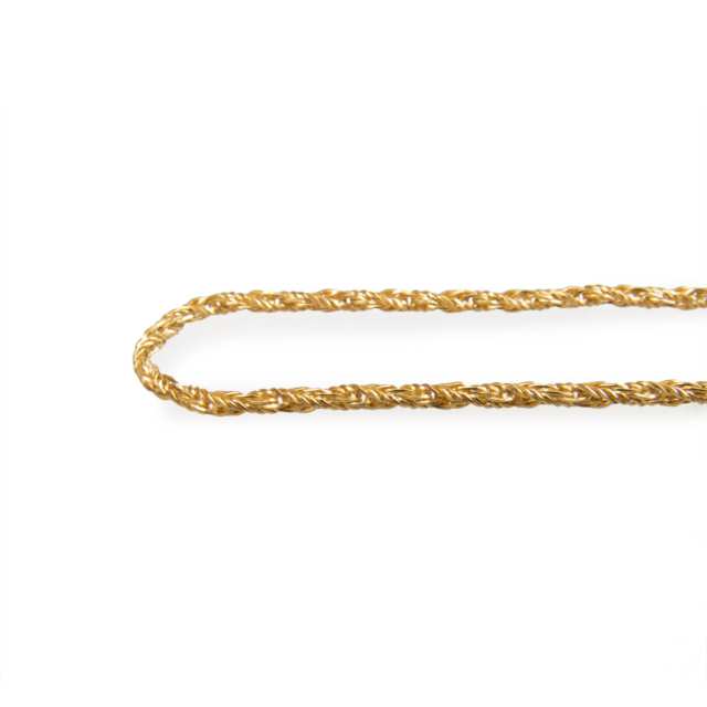 5 x 18k Yellow Gold Rope Necklaces