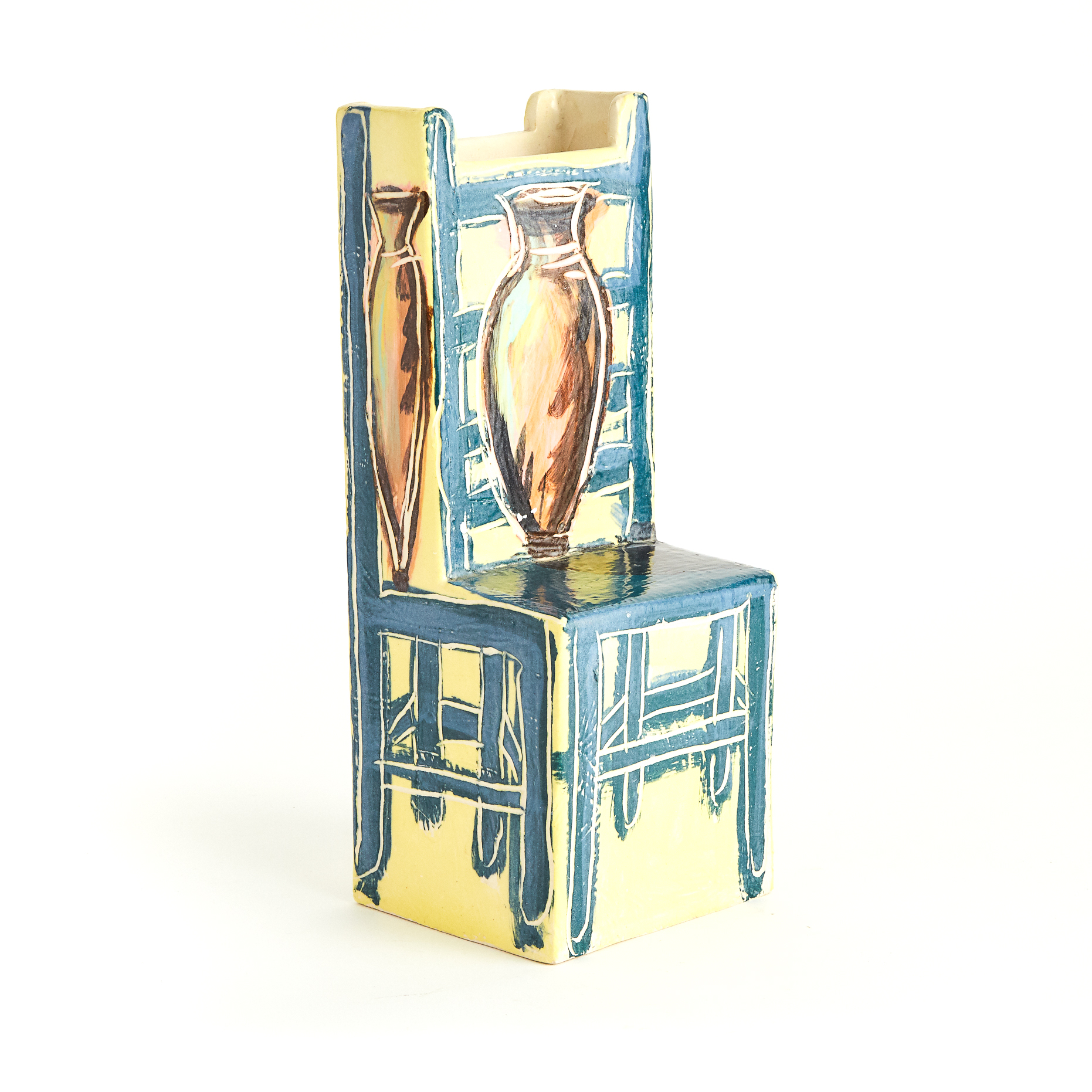 Earthenware Chair Vase