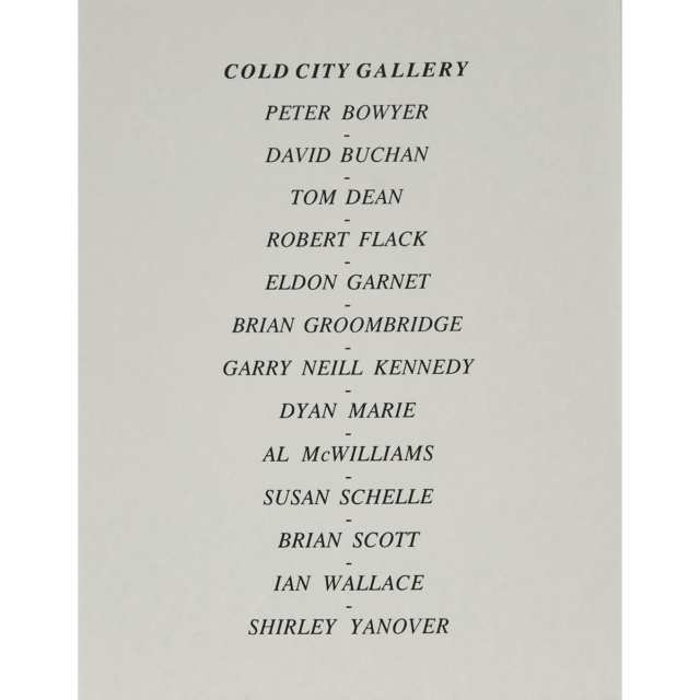 VARIOUS ARTISTS - COLD CITY GALLERY