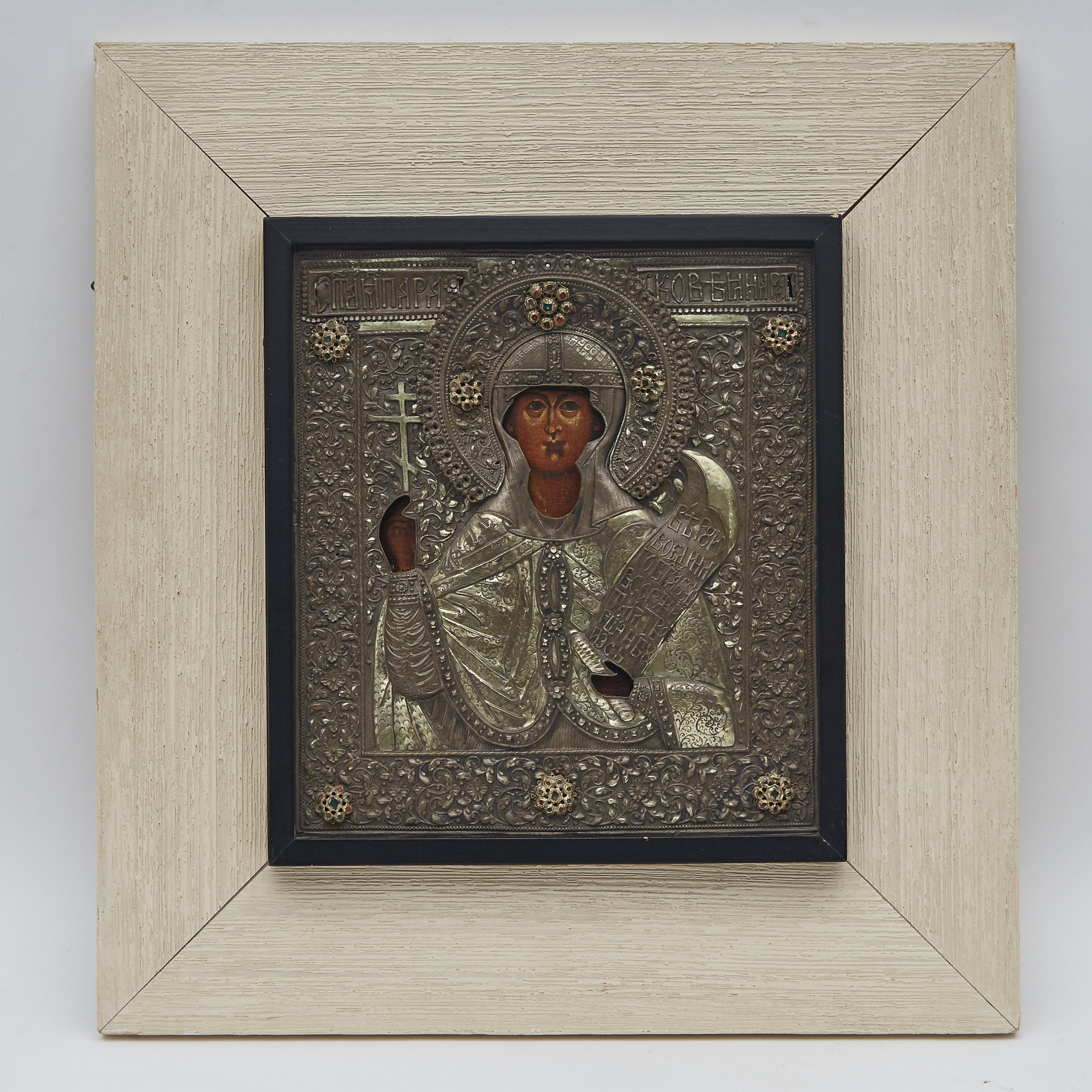 Russian Icon of Saint Kassiani the Hymnographer, early 19th century
