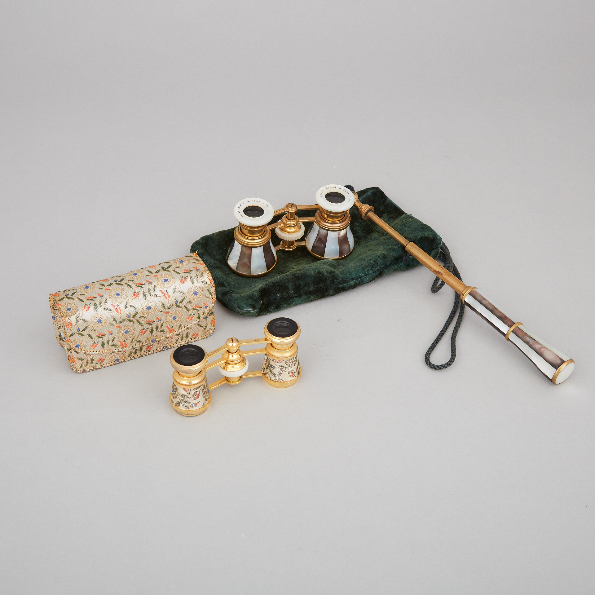 Two Pairs of French Opera Glasses, 20th century