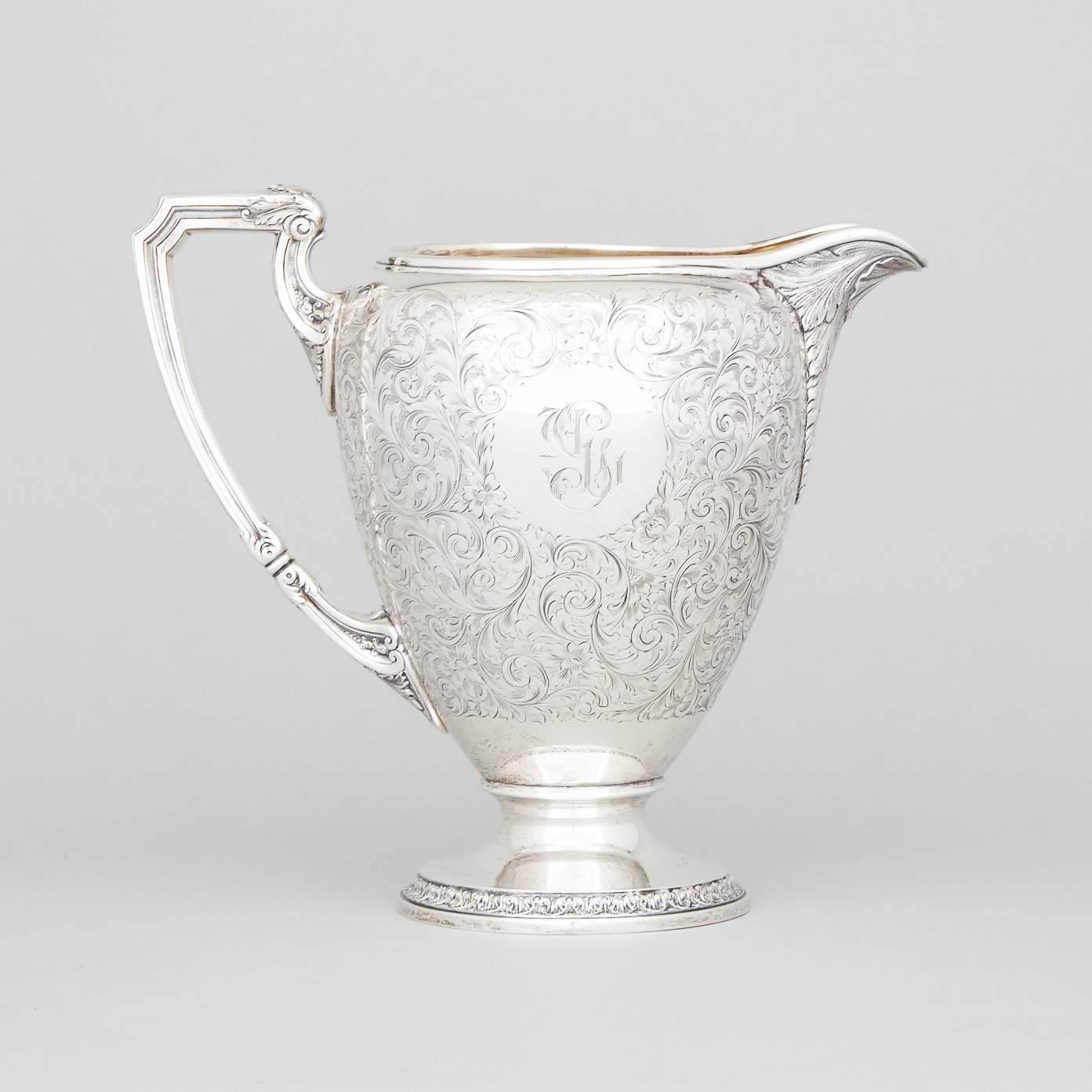 Canadian Silver Water Jug, Henry Birks & Sons, Montreal, Que., 1928