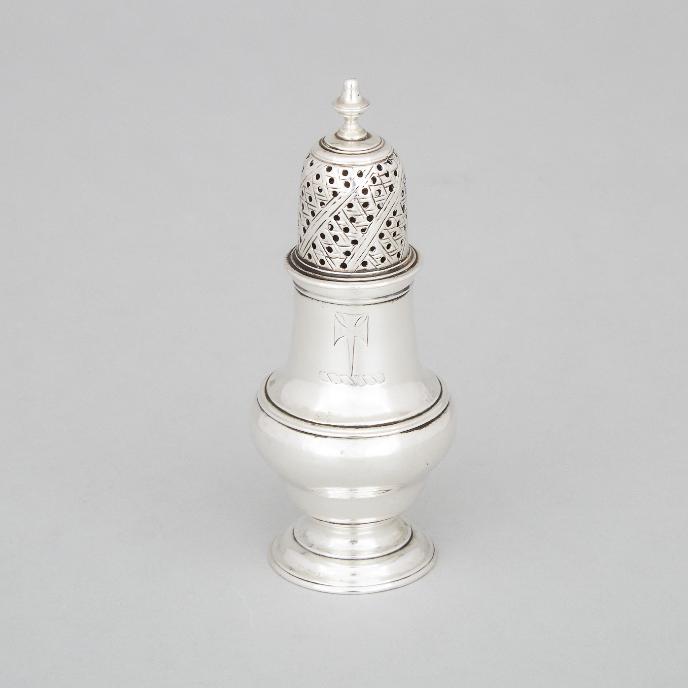 George III Silver Baluster Caster, London, 1765