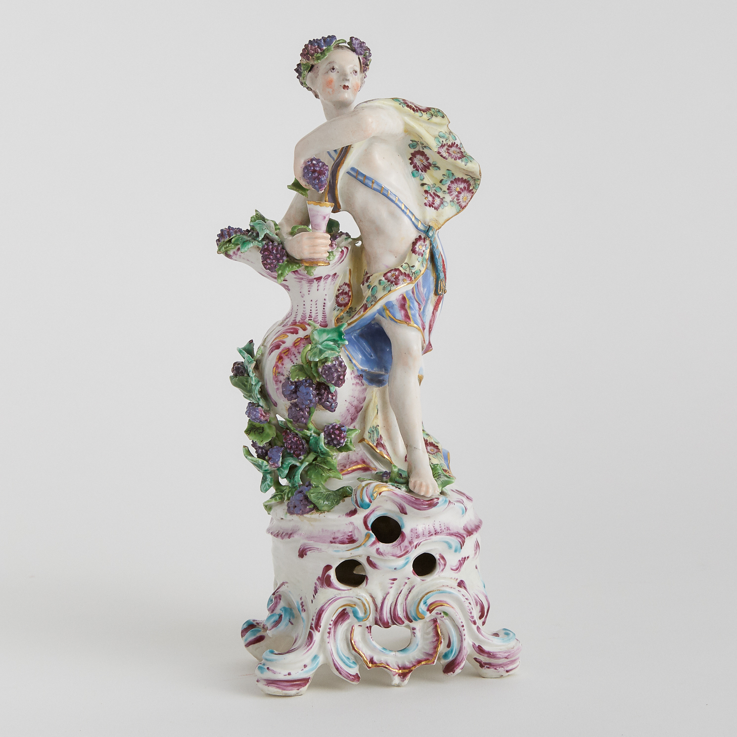 Large Bow Figure of Bacchus, c.1760