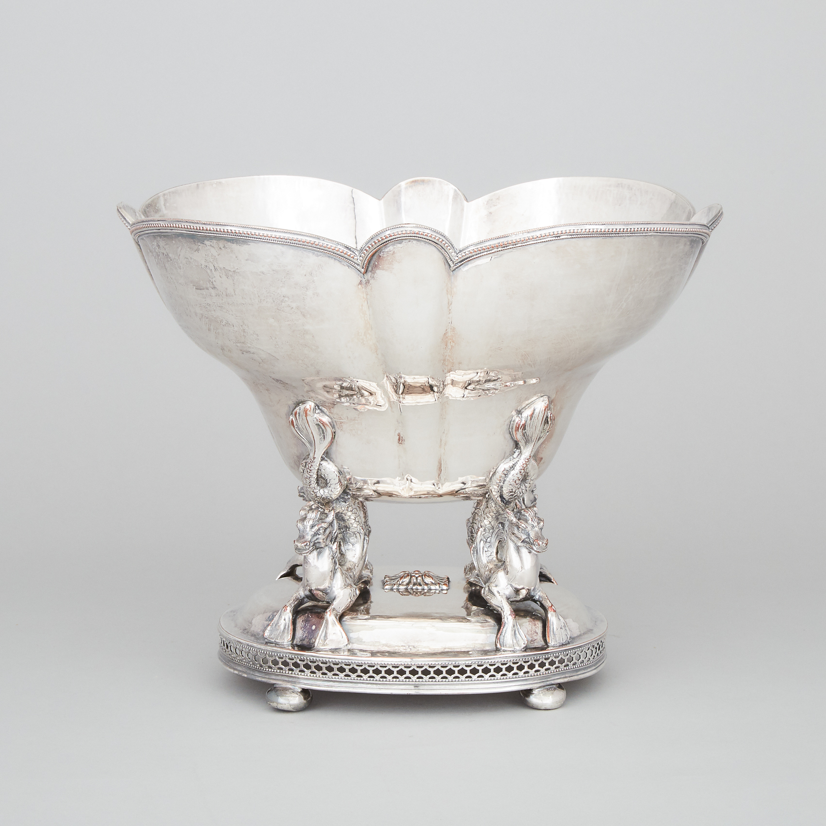 Continental Silver Plated Centrepiece, c.1900