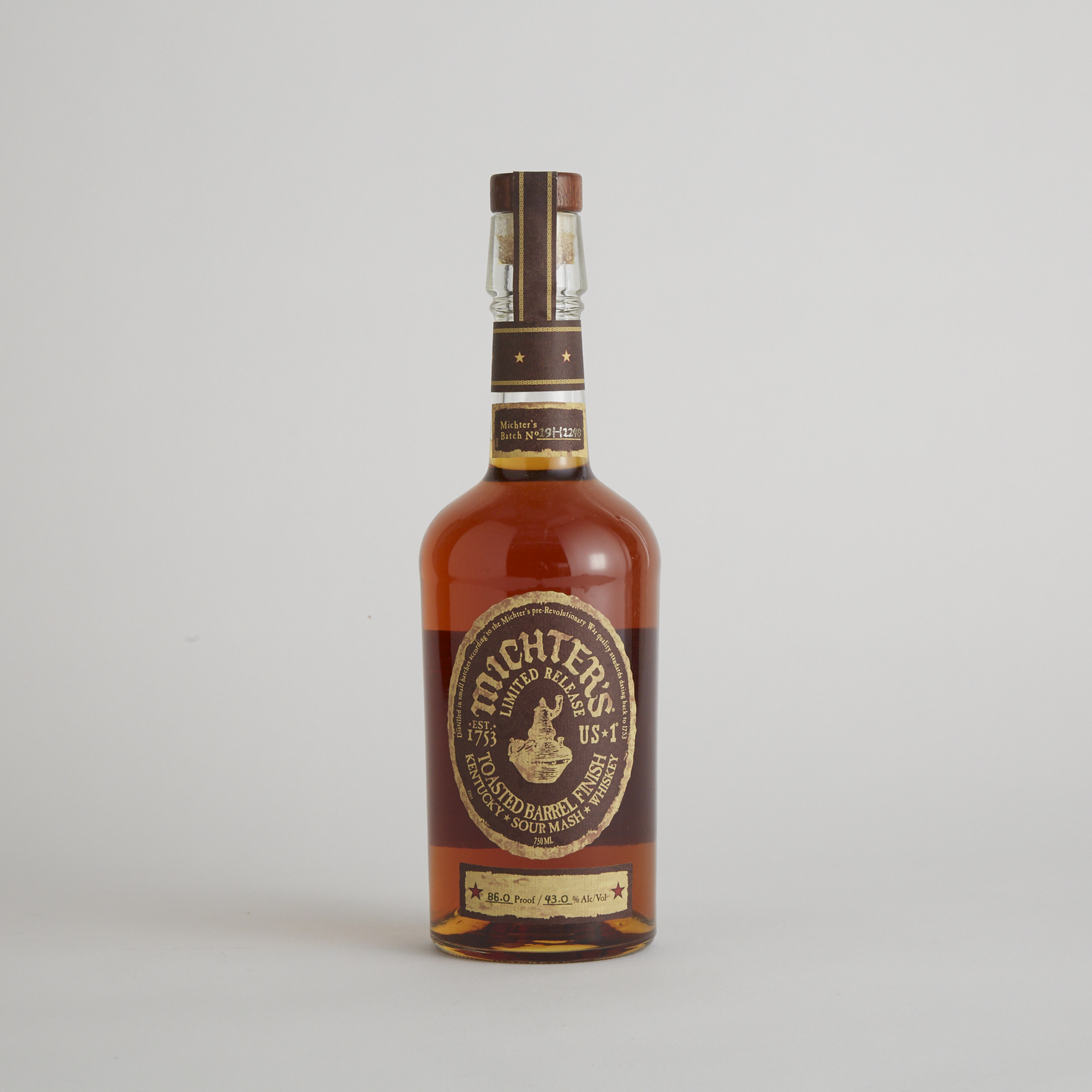 MICHTER'S LIMITED RELEASE TOASTED BARREL FINISH SOUR MASH NAS (ONE 750 ML)