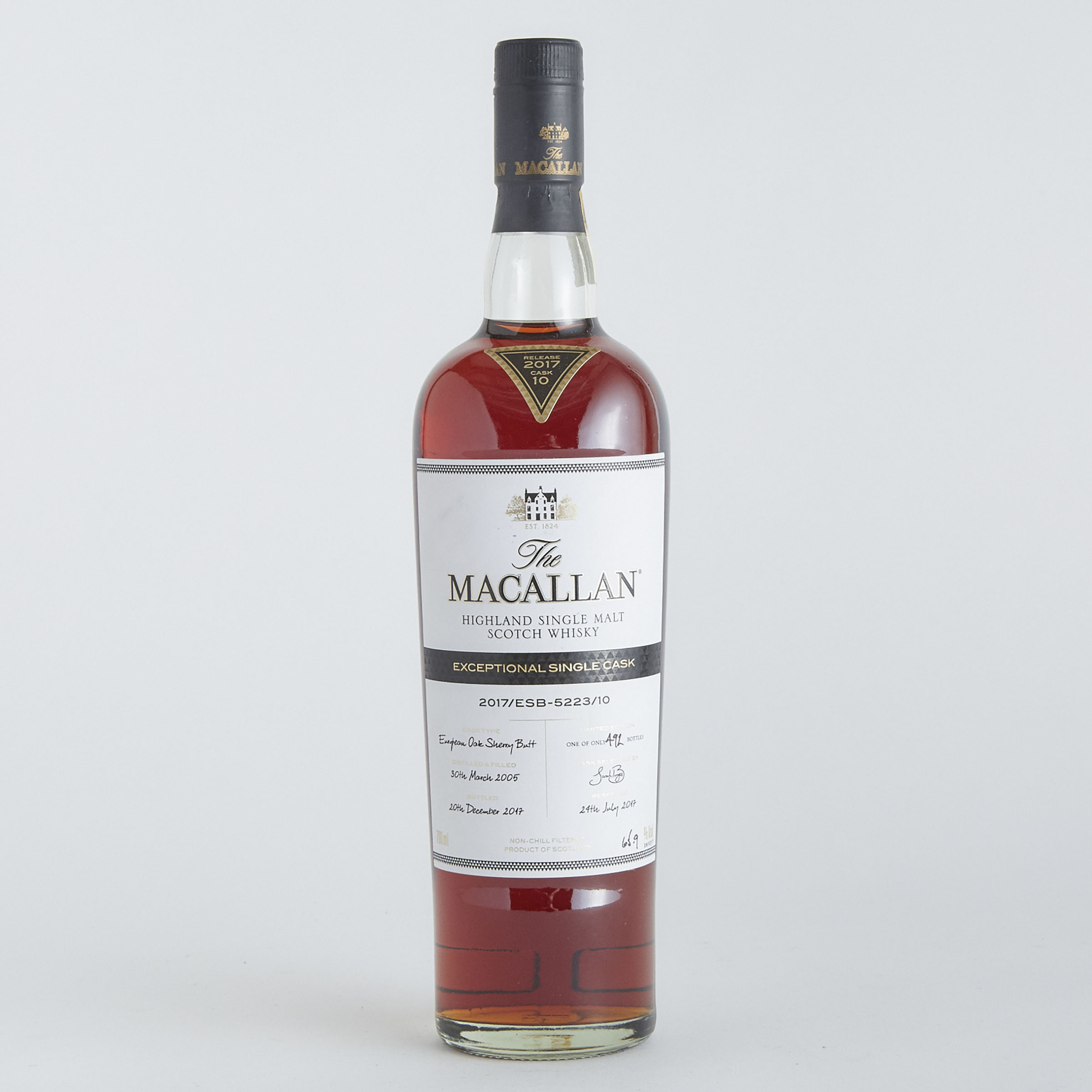 THE MACALLAN HIGHLAND EXCEPTIONAL CASK SINGLE MALT SCOTCH WHISKY (ONE 700 ML)