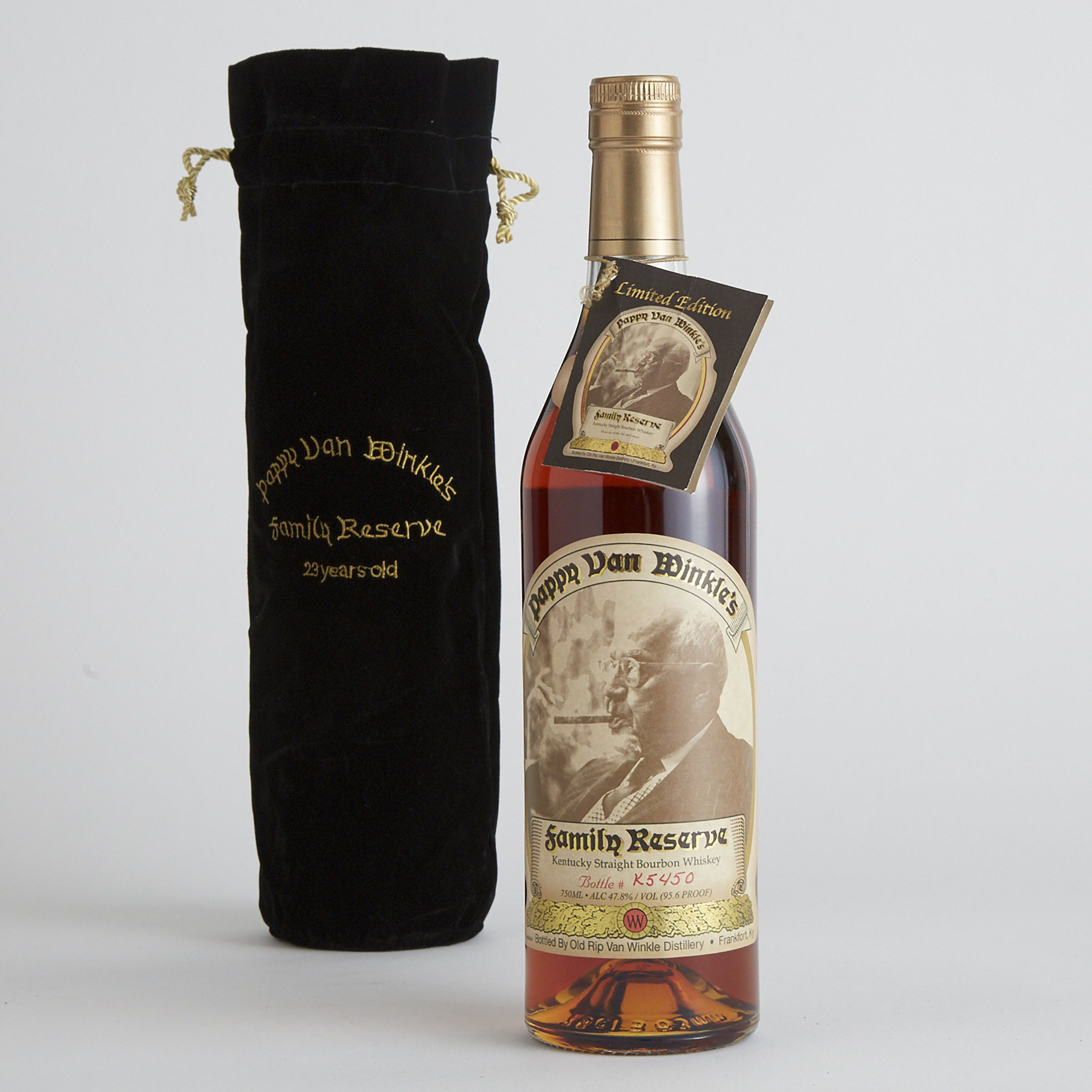 PAPPY VAN WINKLE FAMILY RESERVE KENTUCKY STRAIGHT BOURBON WHISKEY 23 YEARS (ONE 750 ML)