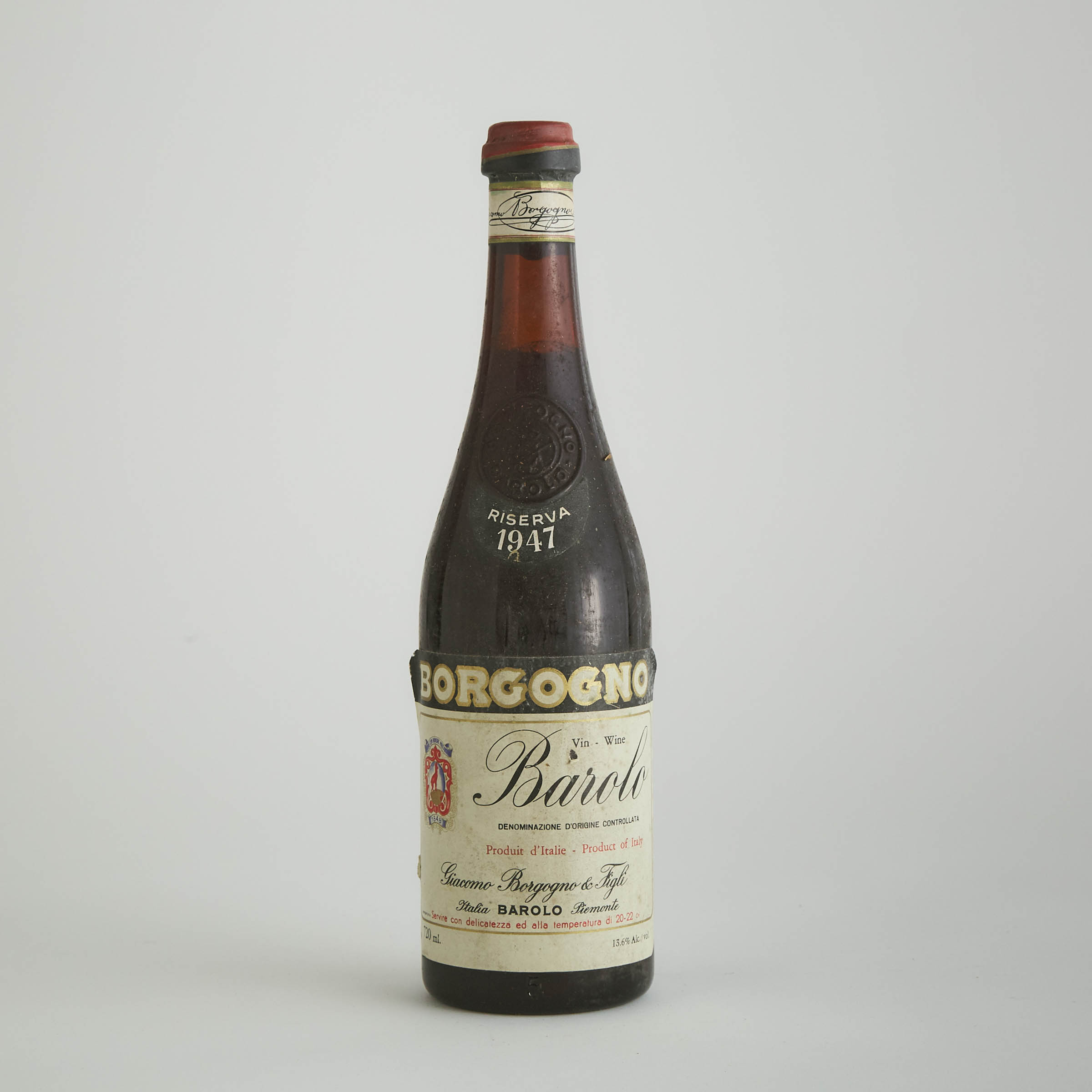 GIACOMO BORGOGNO  & FIGLI BAROLO 1947 (1)