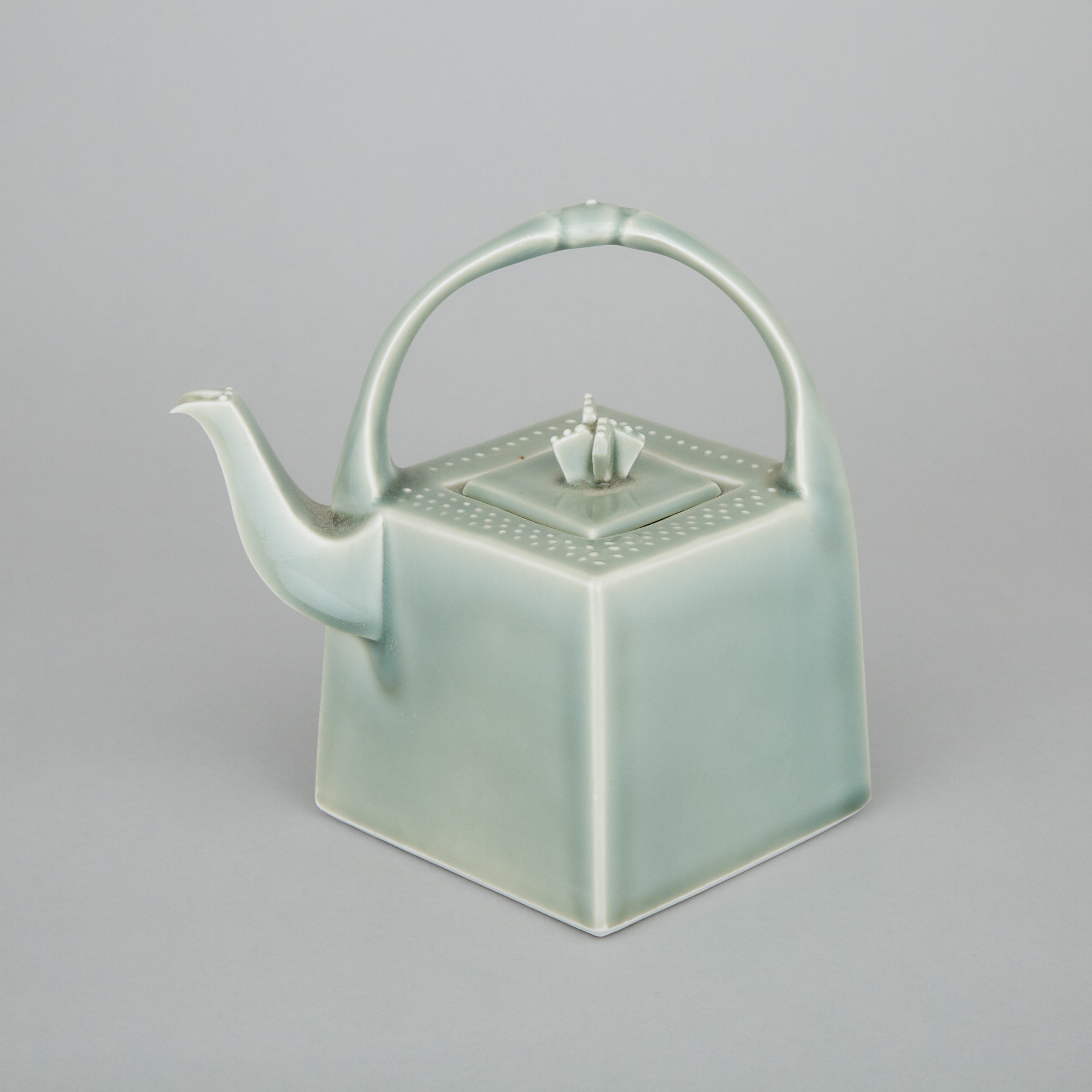 Harlan House (Canadian, b.1943), Celadon Glazed Teapot, 1994
