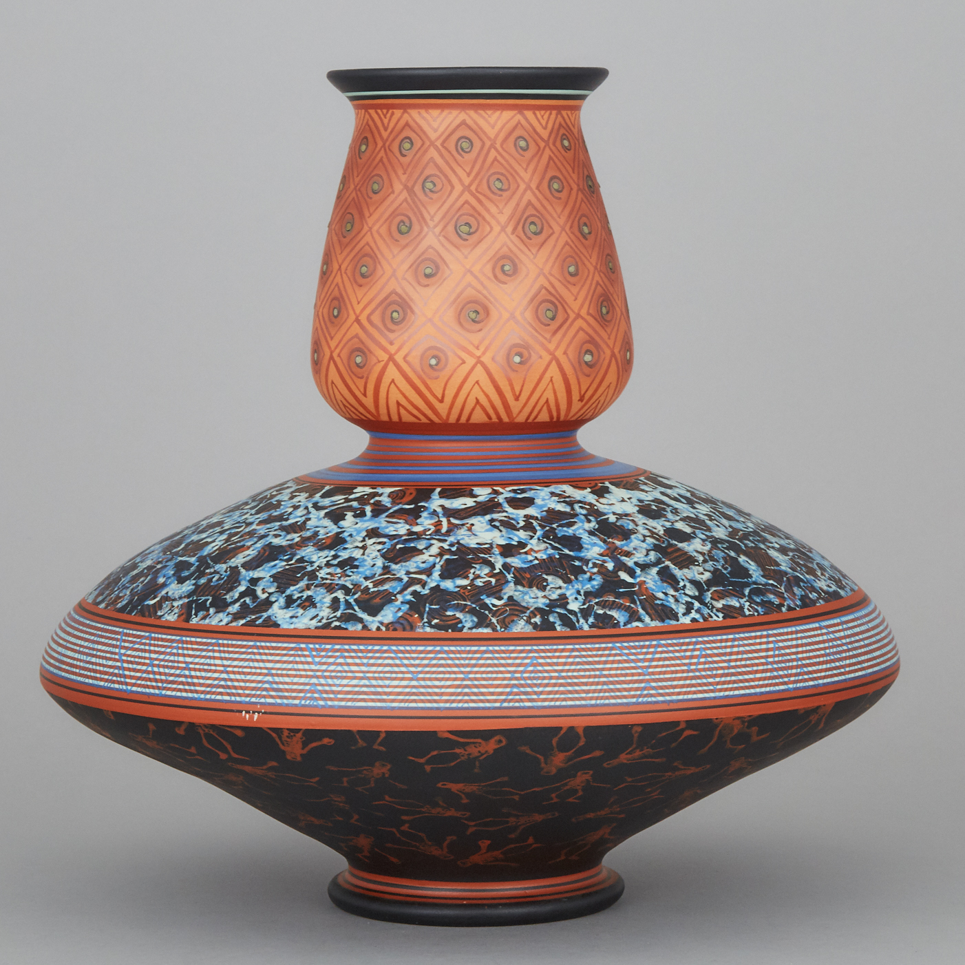 Greg Payce (Canadian, b.1956), Top-Shaped Vase, 1993