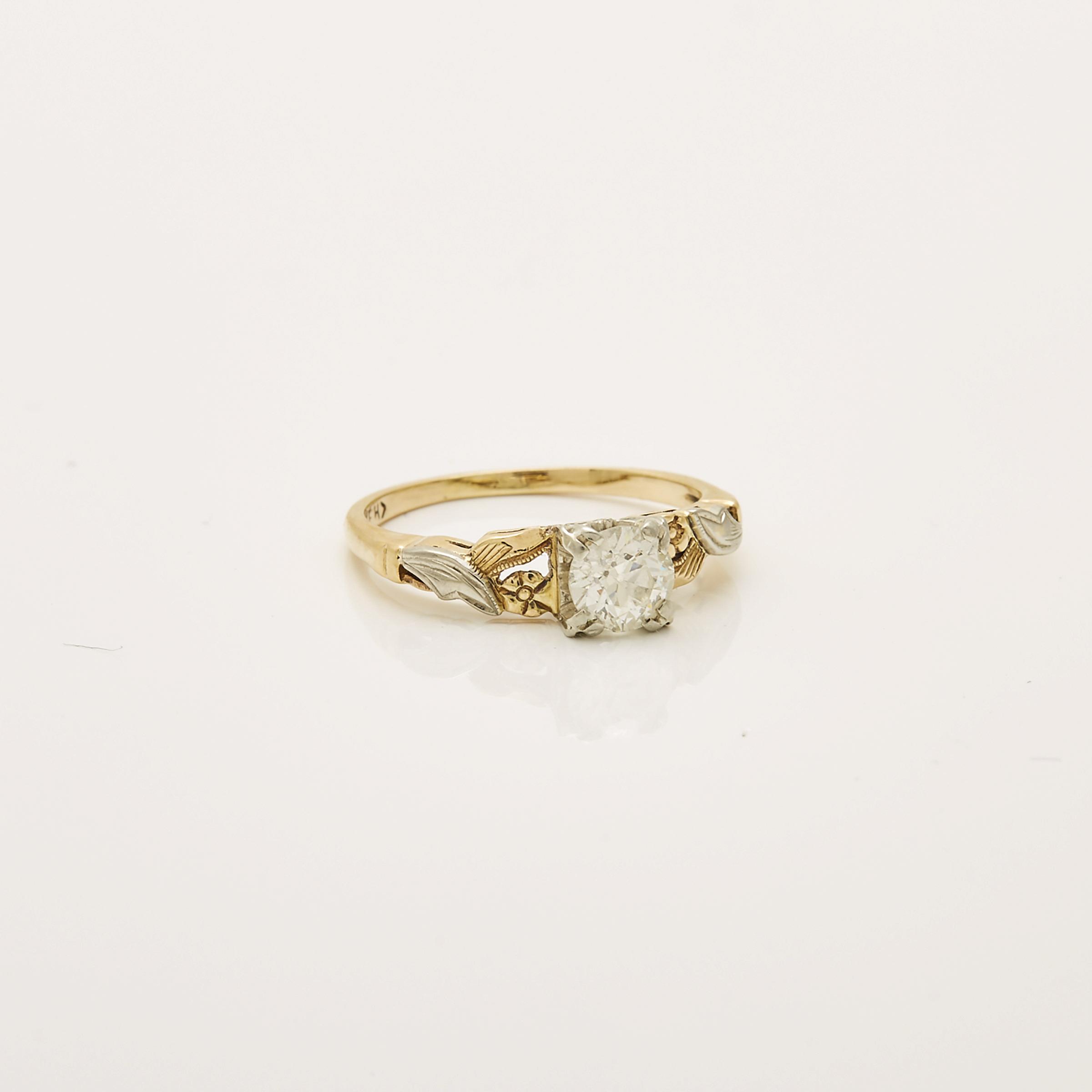 14k Yellow & White Gold Ring