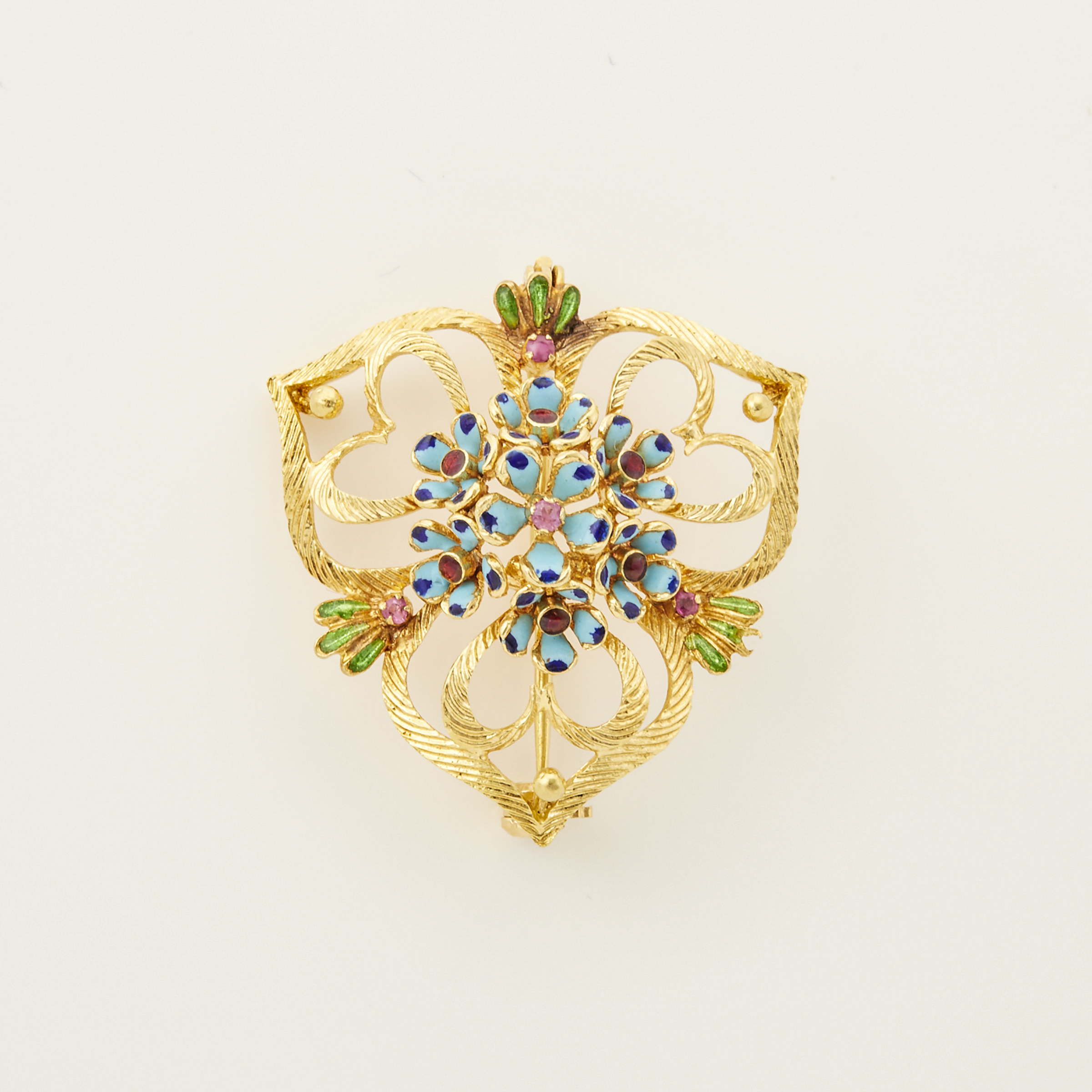 Mappins 18k Yellow Gold Brooch