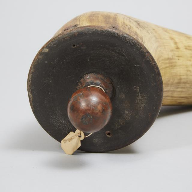 American Revolutionary War Corps of Invalids Powder Horn Engraved; John Luddiman, His Horn, October 28th, 1780 to April 23rd 1783, with Col. Lewis Nicola