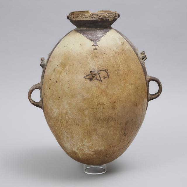 Large Chancay Pottery Olla, West Central Peru, 1000-1470 AD