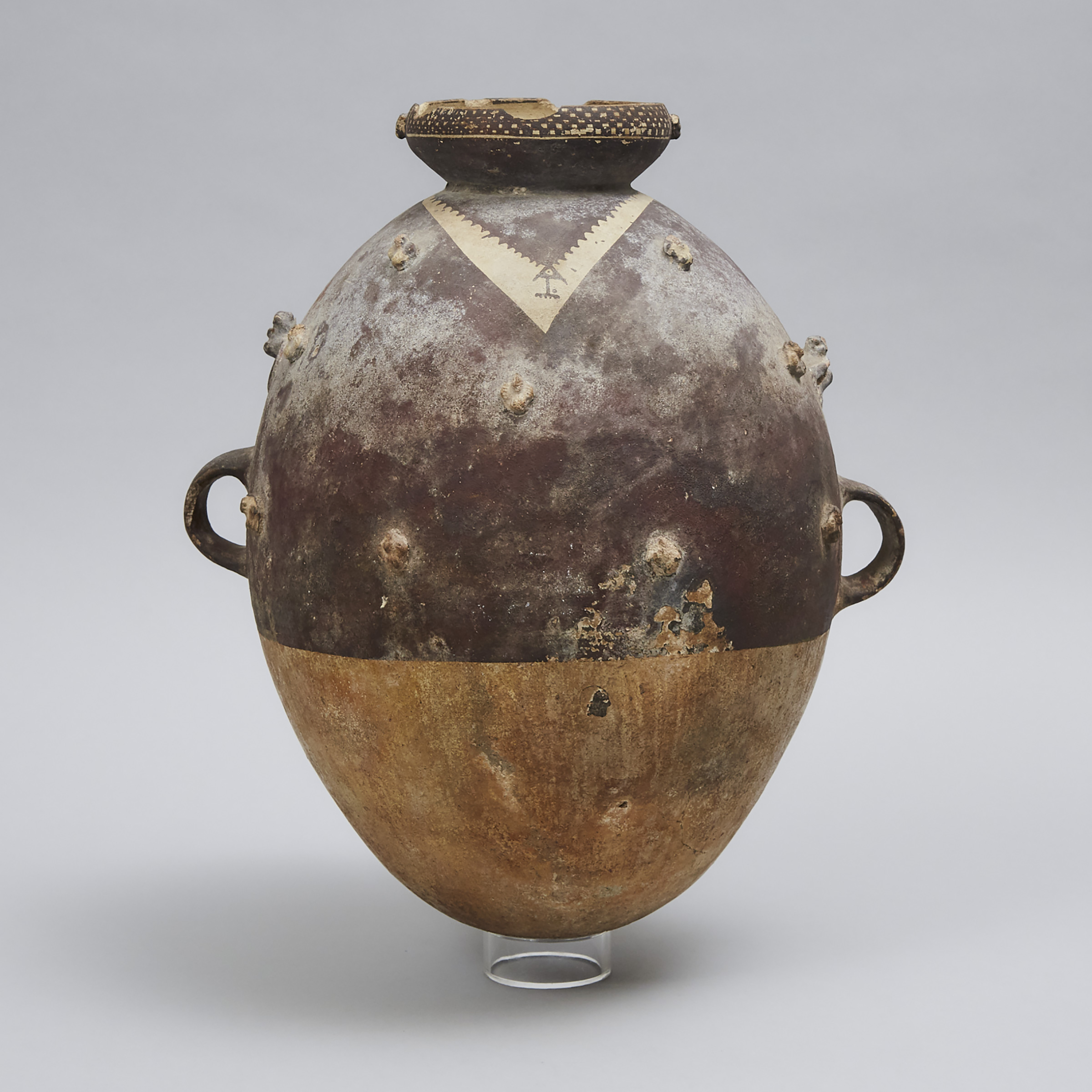Large Chancay Pottery Olla, West Central Peru, 1000-1470 AD