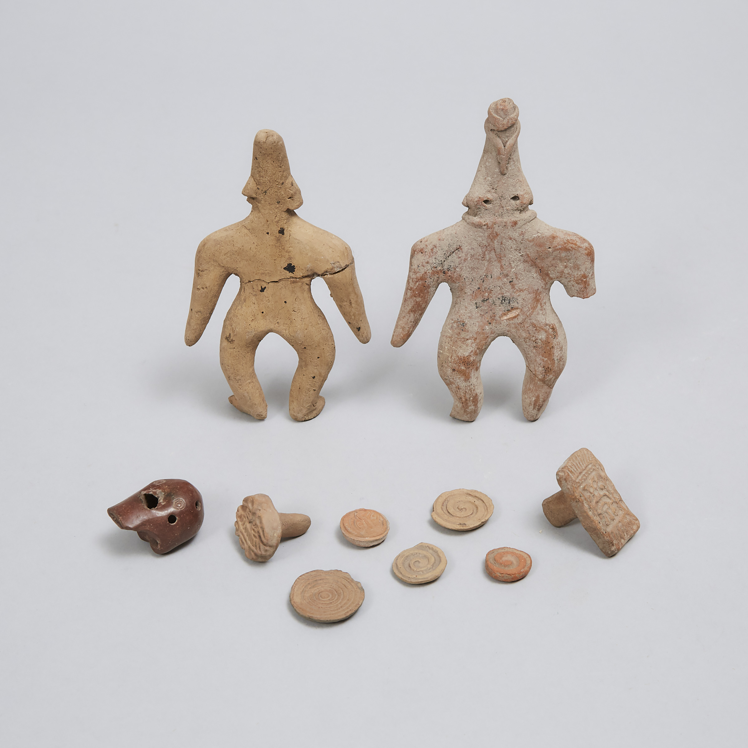 Group of Pre-Columbian Pottery, West Mexico, early 1st Millennium 