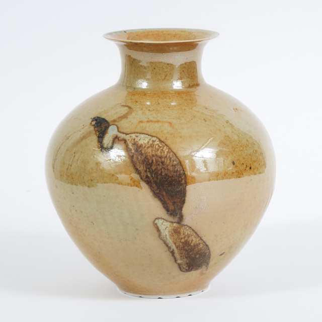 Kayo O'Young (Canadian, b.1950), Brown Glazed Vase, 1994