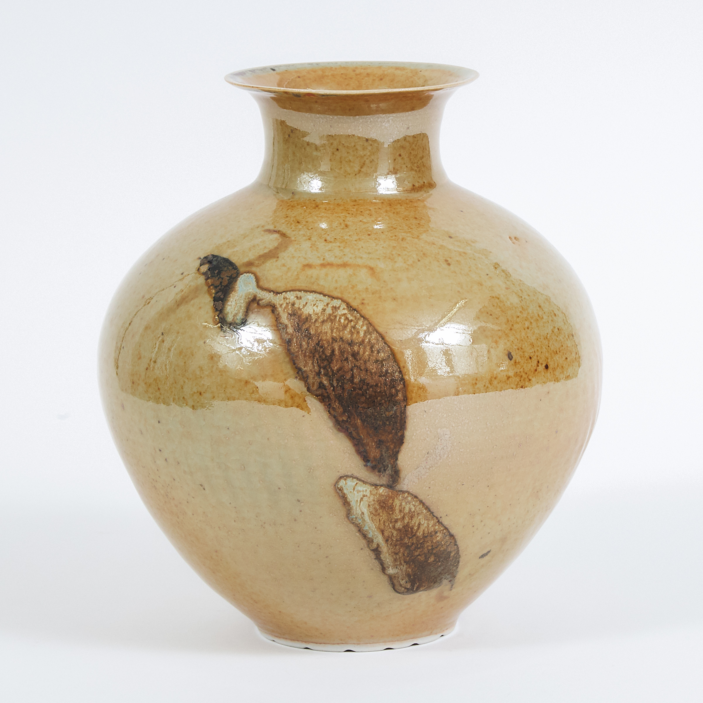 Kayo O'Young (Canadian, b.1950), Brown Glazed Vase, 1994