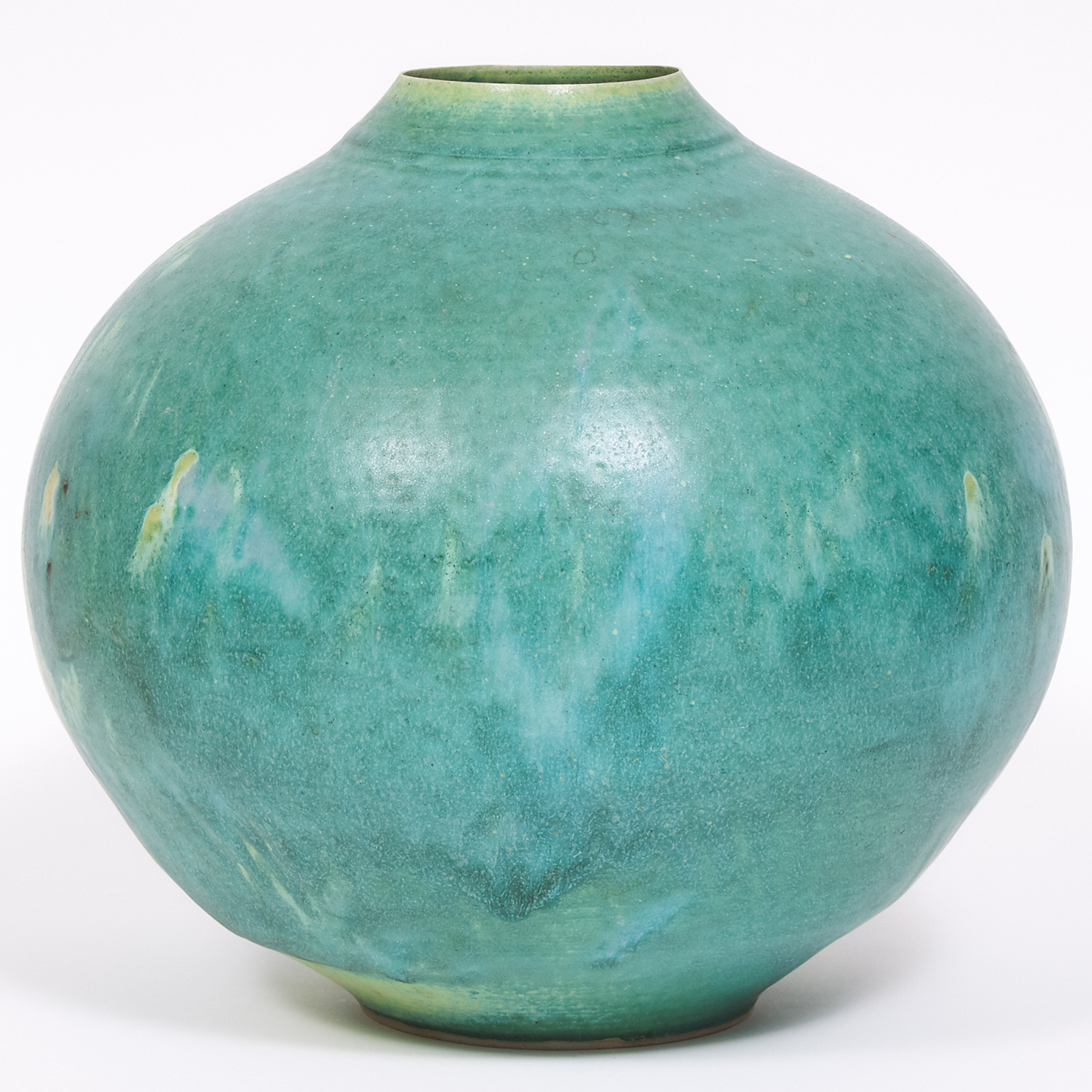 Kayo O'Young (Canadian, b.1950), Large Turquoise Glazed Vase, 1993