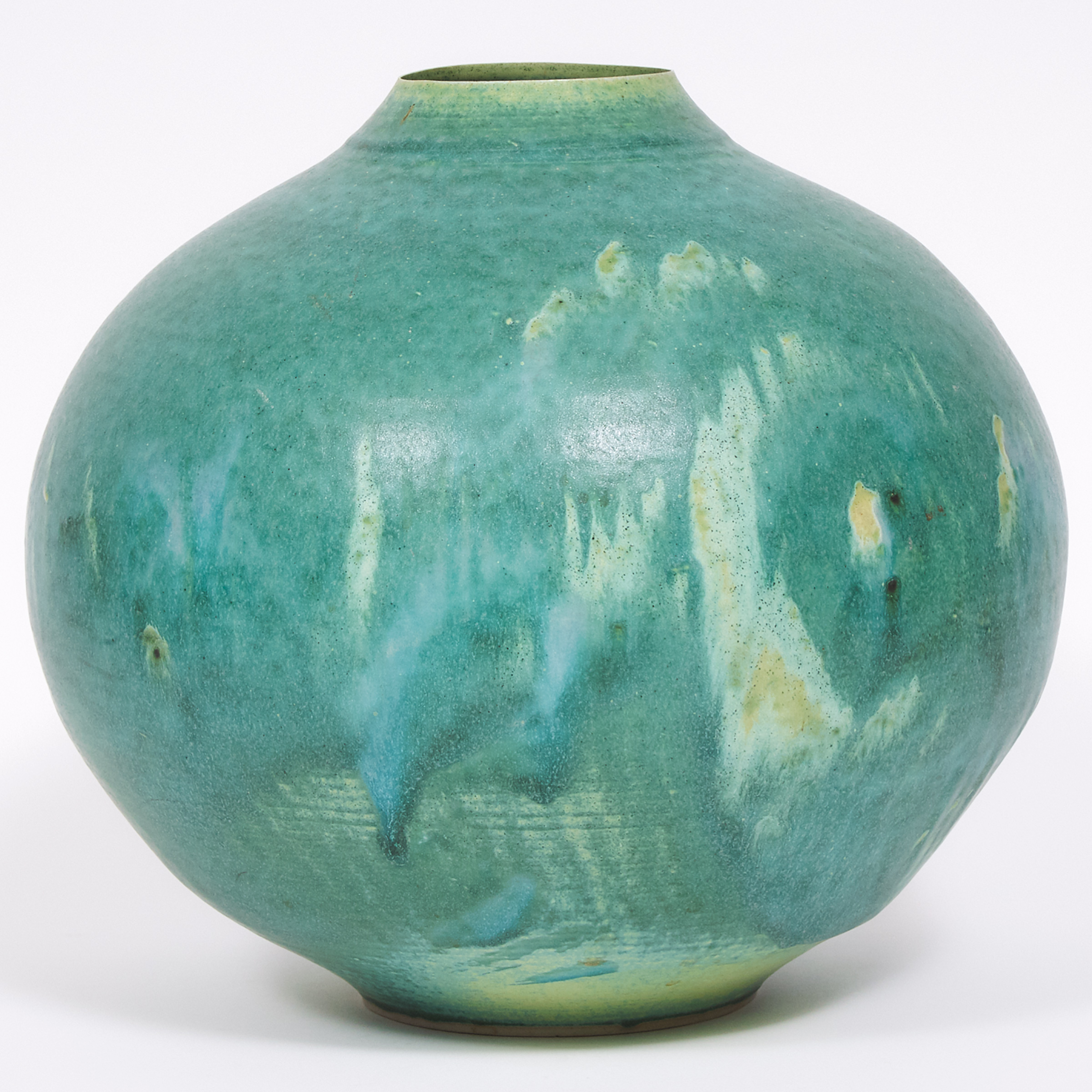 Kayo O'Young (Canadian, b.1950), Large Turquoise Glazed Vase, 1993