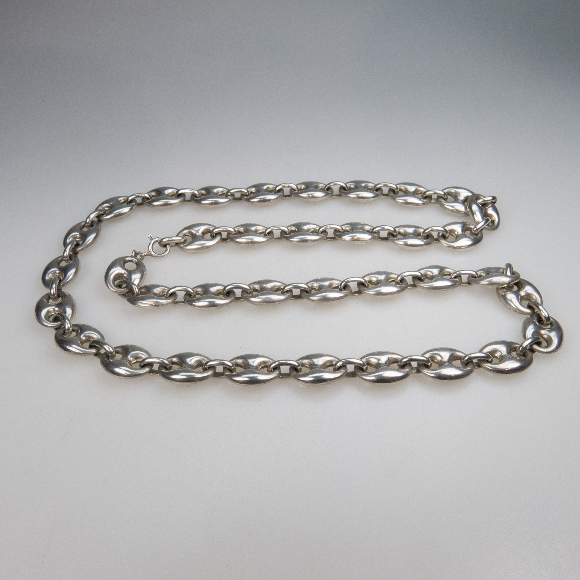 Silver Naval Link Chain