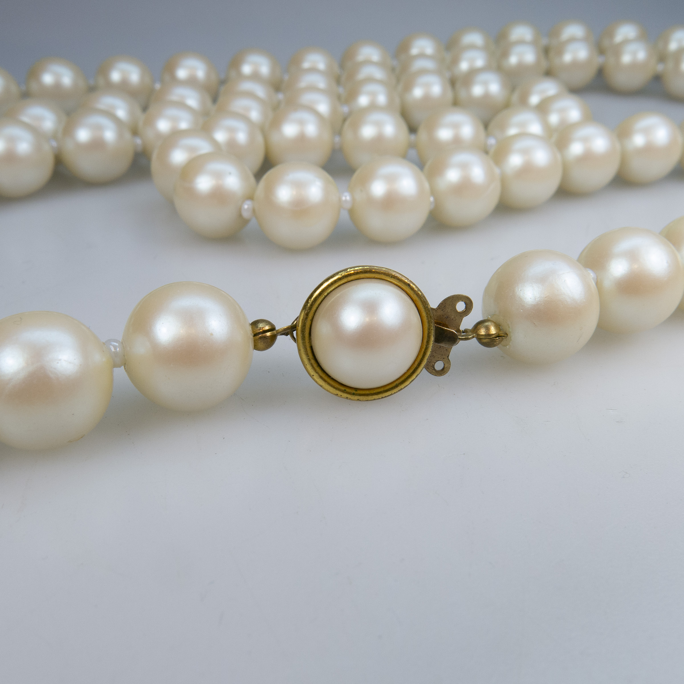 Miriam Haskell Faux Pearl Necklace