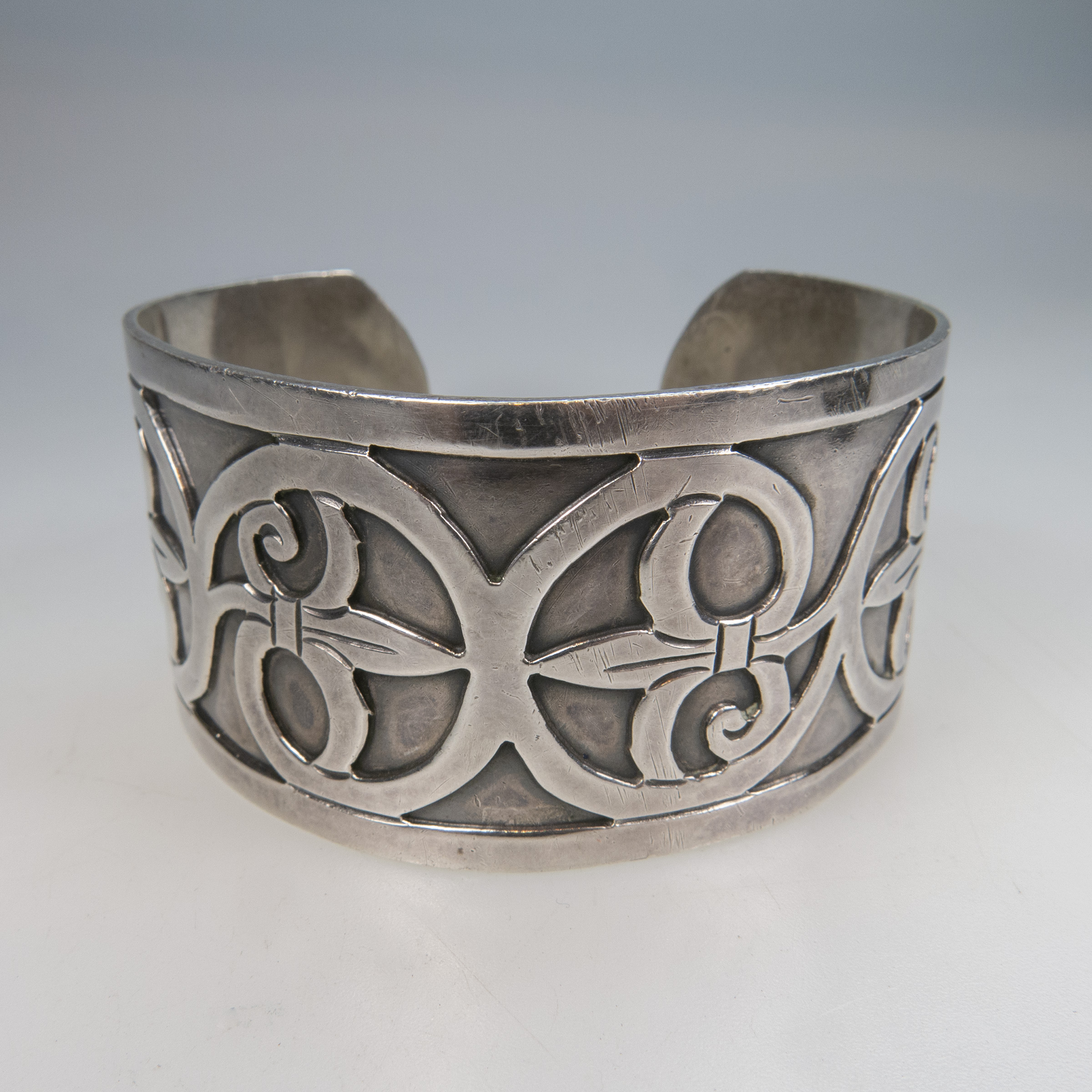 Bernice Goodspeed Mexican Sterling Silver Open Cuff Bangle