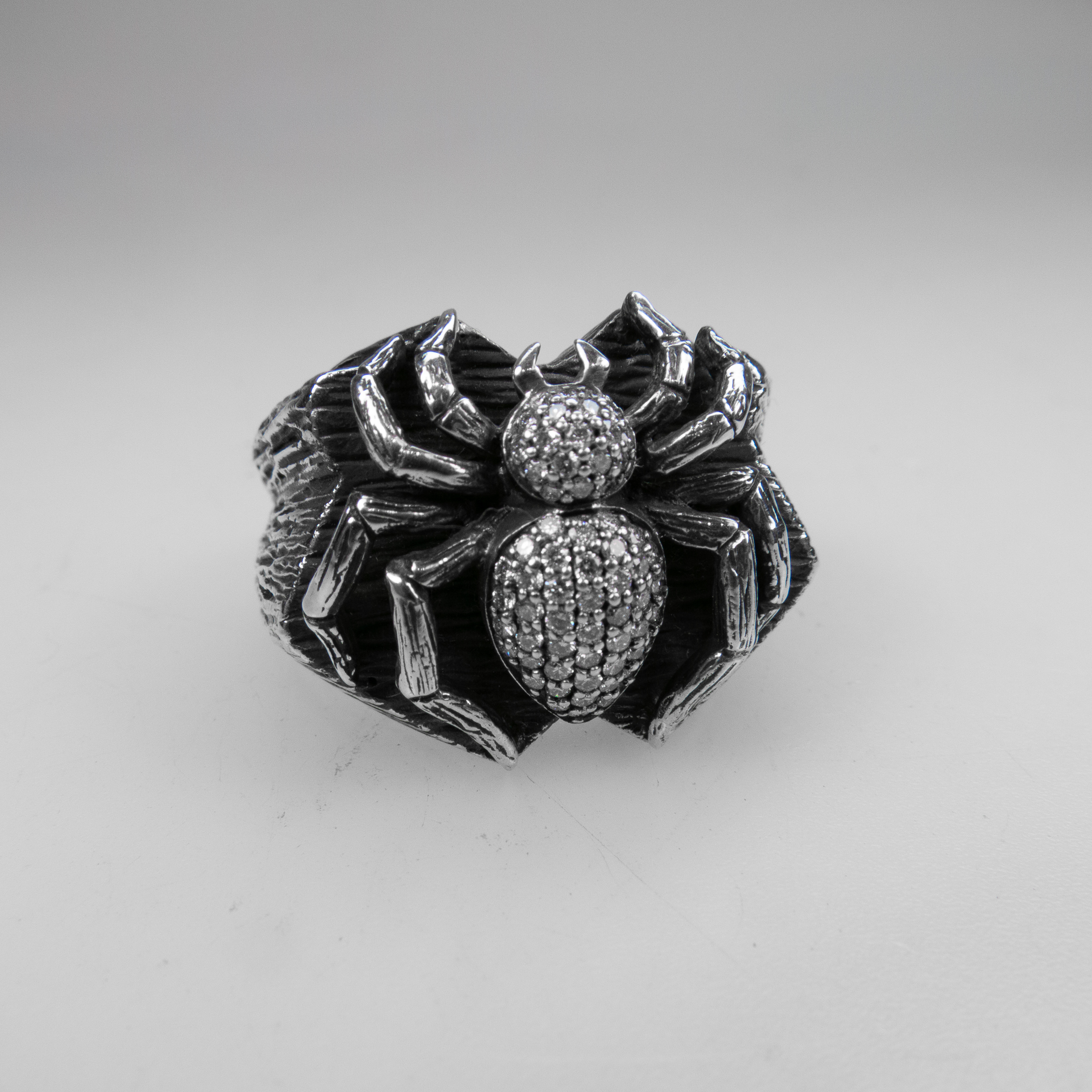 Men's Sterling Silver 'Spider' Ring