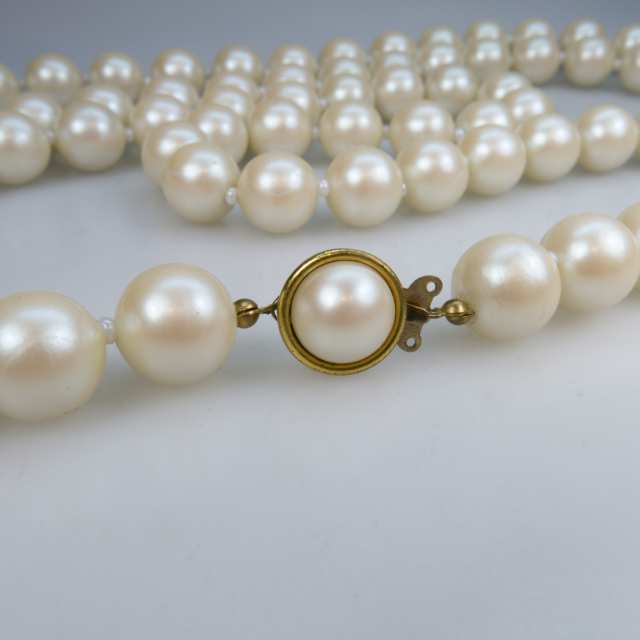 Miriam Haskell Faux Pearl Necklace