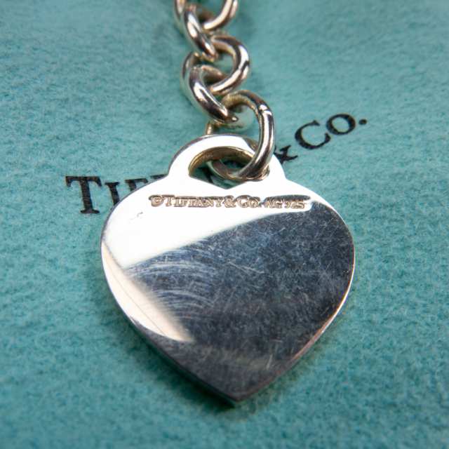 Tiffany & Co. Sterling Silver Heart Key Ring