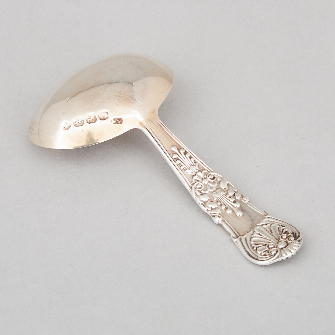 William IV Silver Coburg Pattern Caddy Spoon, William Traies, London, 1830