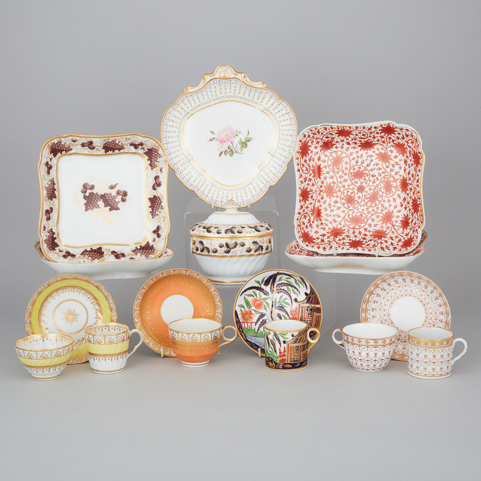 Group of English Porcelain, late 18th/early 19th century
