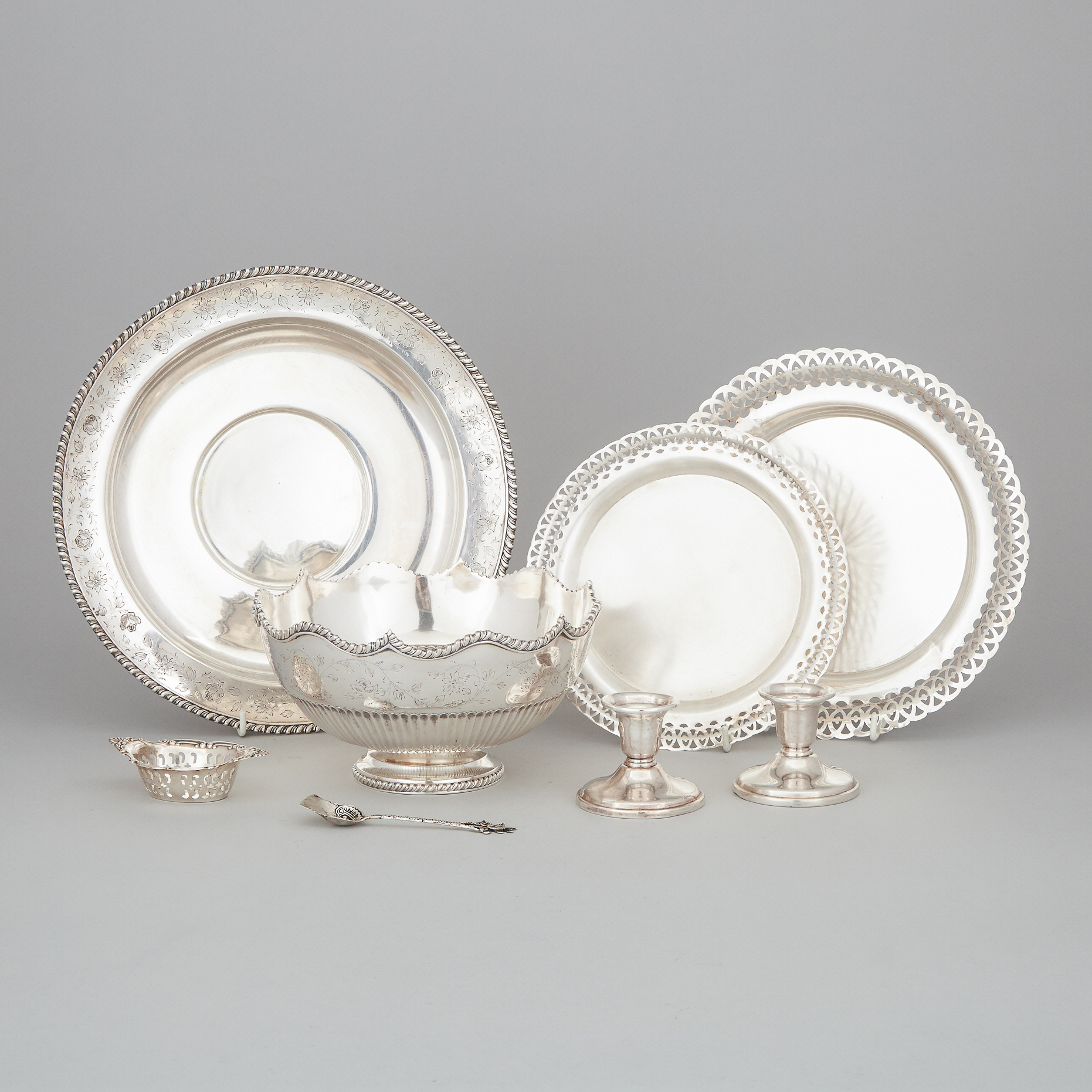 Group of Mainly Portuguese Silver, 20th century