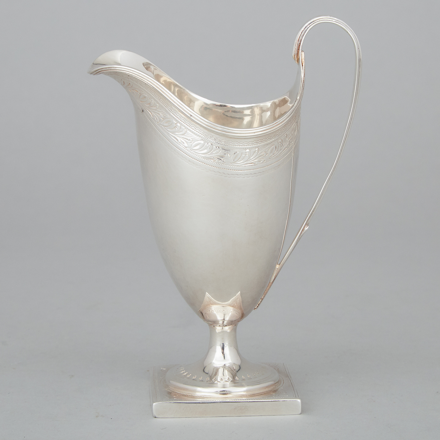 George III Silver Cream Jug, Charles Chesterman II, London, 1792