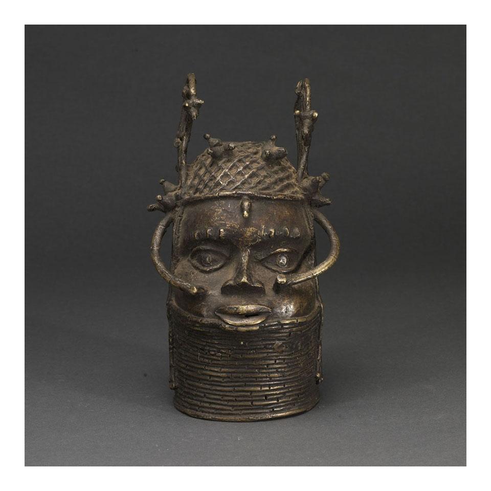 Benin Bronze Royal Bust