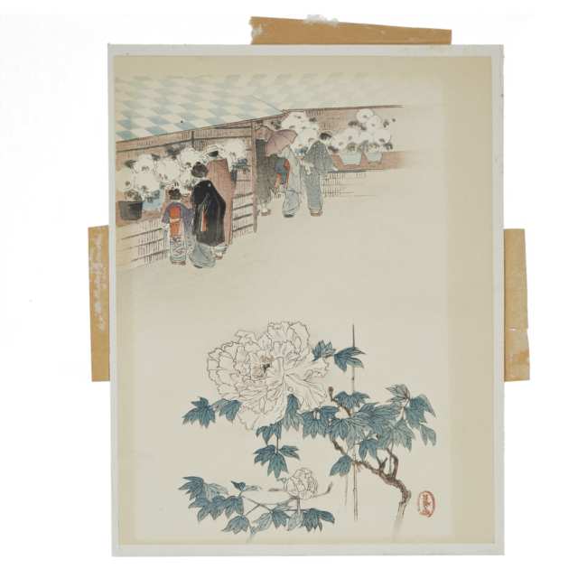 Yoshimune Arai (1873-1945), Three Woodblock Prints, Early 20th Century