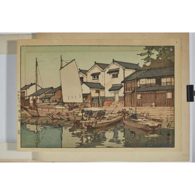 Hiroshi Yoshida (1876-1950), Kura in Tomonoura