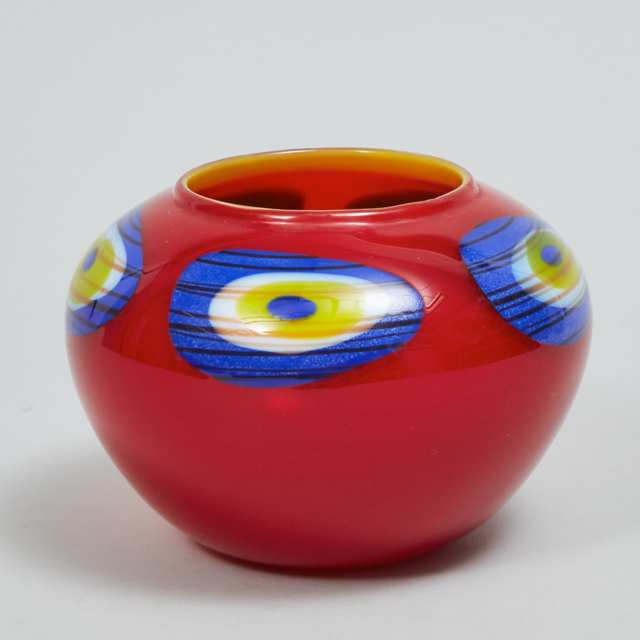 Karl Schantz (American-Canadian, b.1944), Glass Vase, 1976