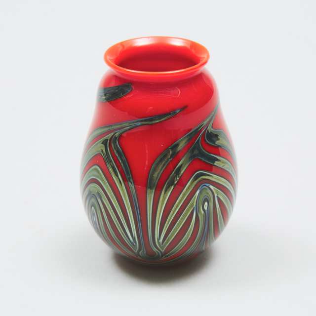 Charles Lotton (American, b.1935), Miniature Glass Vase, 1980